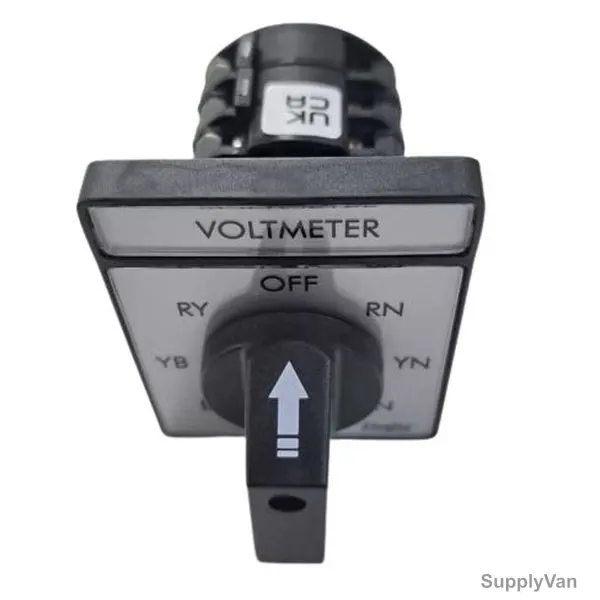 Ziegler Voltmeter Selector Switch, IP50, 7 Position, 10A