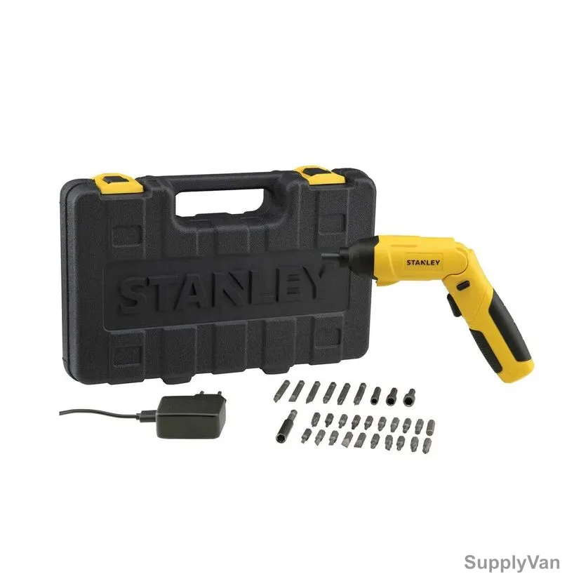 Stanley Cordless Screwdriver With Bits, SCS4K-B5, 4V, 30 Pcs/Kit — image 1