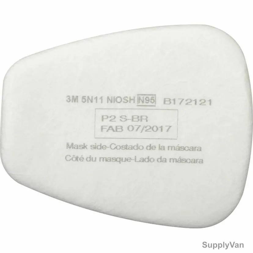 3M Particulate Filter, 5N11, N95, White, 10 Pcs/Pack — image 1