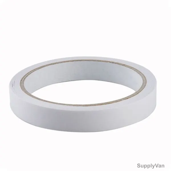 Aibecy Double Sided Adhesive Tape, 15MM x 10 Mtrs, White, 5 Pcs/Pack