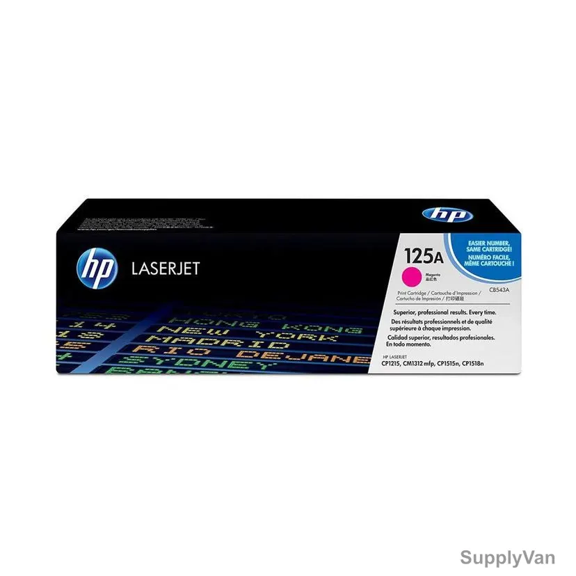 HP Original LaserJet Toner Cartridge, CB543A, 125A, Magenta — image 1