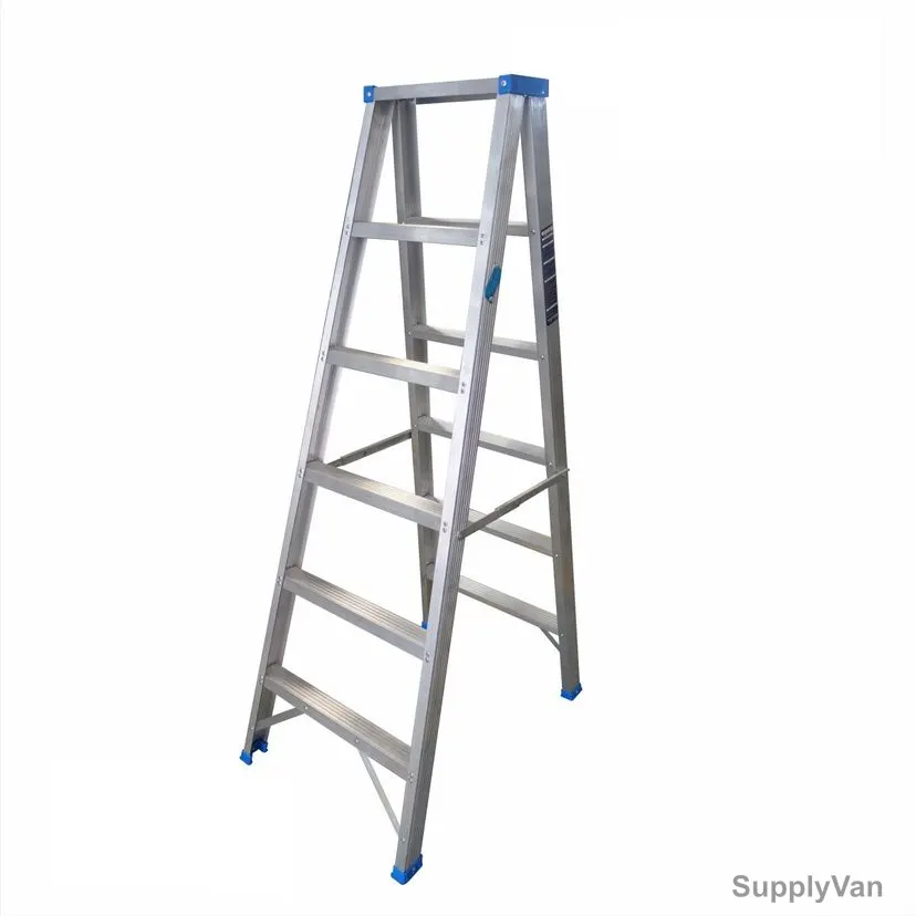 Topman Two Way Ladder, TWAL6, Aluminium, 6 Steps, 110 Kg Weight Capacity