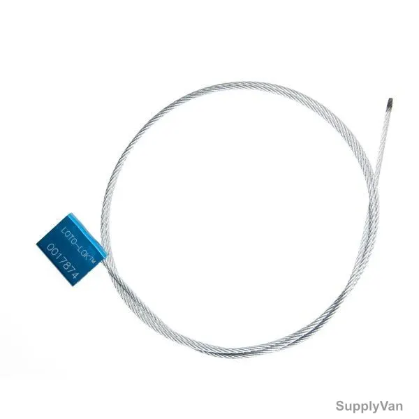Loto-Lok Car Seal, CS-BLU-1M, 2.5MM x 1 Mtrs, Blue