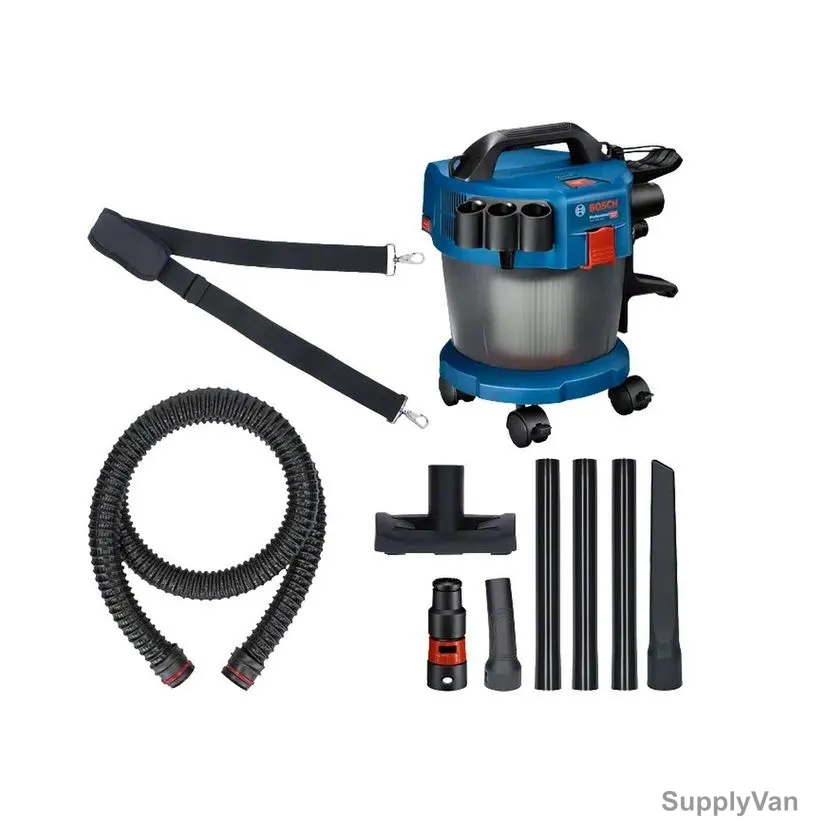 Bosch Professional Floor Vacuum Cleaner, GAS-18V-10L, 34 Ltrs/Sec Airflow, 90 mbar, 10 Ltrs Tank Capacity — image 1