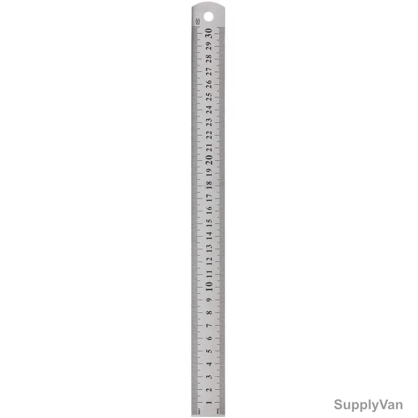 Ruler, Stainless Steel, 30CM, Silver