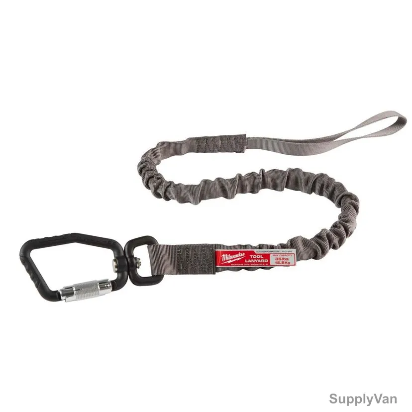 Milwaukee Locking Tool Lanyard, 4932471353, 1015MM, 15.8 Kg Weight Capacity, Grey — image 1