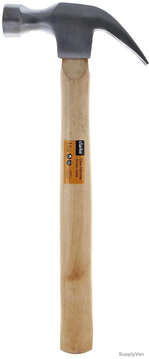 Clarke Claw Hammer With Wooden Handle, CH0.5WC