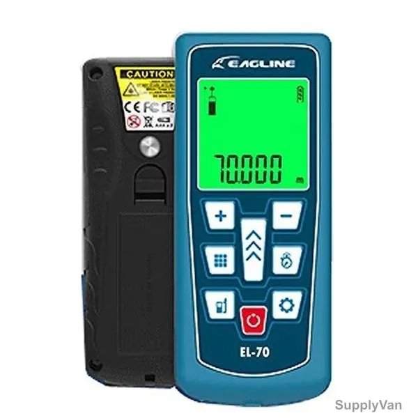 Eagline Laser Measuring Tape, CA-670, 70 Mtrs, Blue