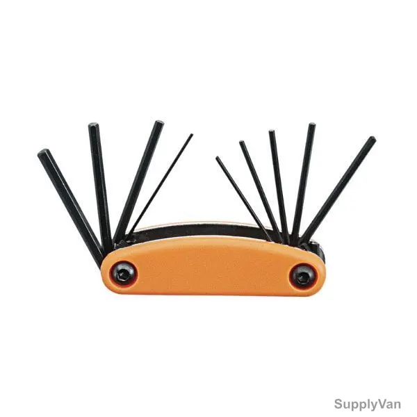 Genius Hex Key Wrench Folding Set, HK-009SF, 9PCS