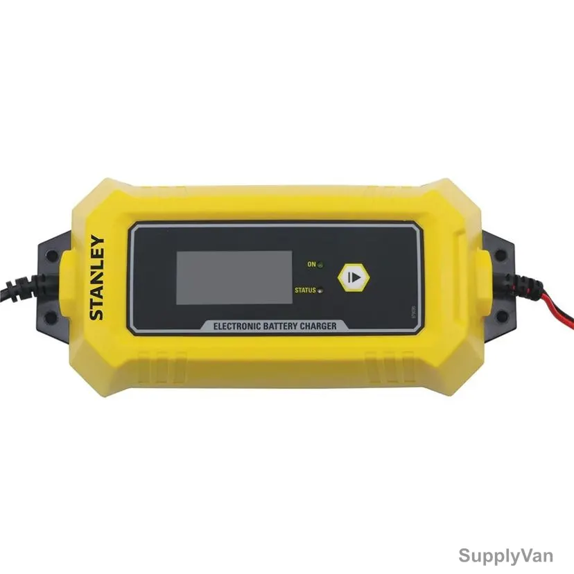Stanley Car Battery Charger And Maintainer, SXAE00026GB, 12V, 8A, 2 Mtrs Cable Length — image 1