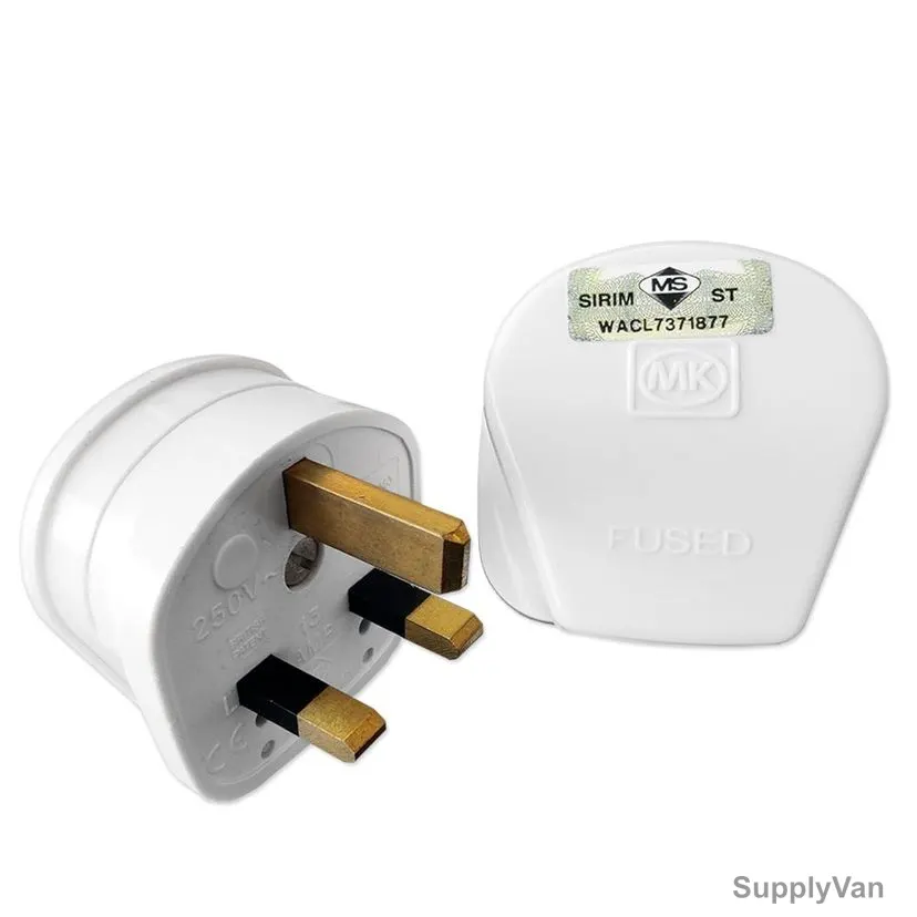 Mk 3-Pin Plug Top, 646-SR, 13A, 250V — image 1