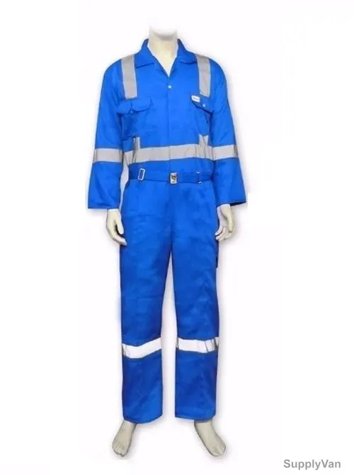 Royal Coverall With Reflective Tape, SC-09