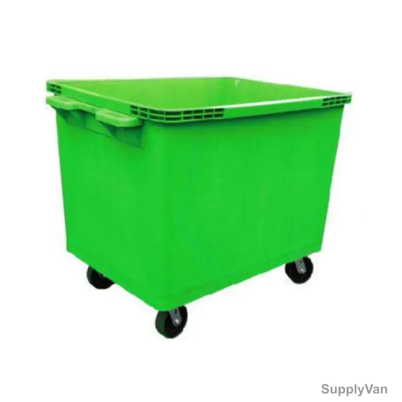 Palletco Logistic Container, 1278MM Length x 975MM Width, 500 Ltrs Capacity, Green