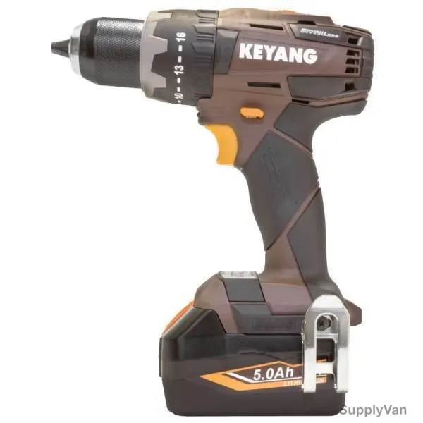 Keyang Cordless Drill/Screwdriver, DD18BL, Li-Ion, 18V