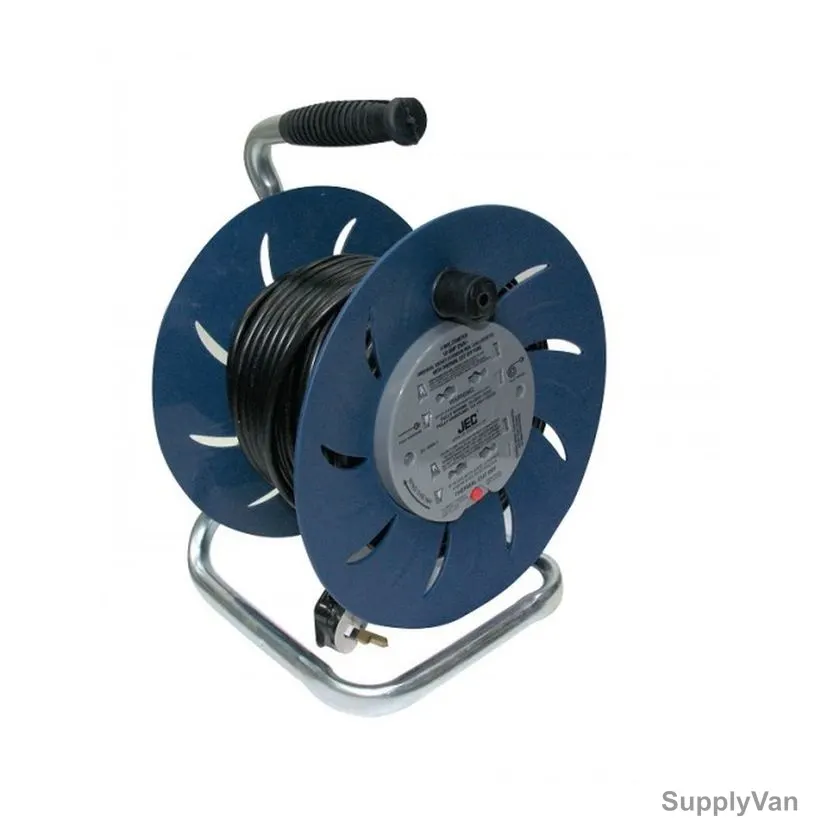 Jec 4 Way Cable Reel, ECR-5634, 25 Mtrs, 720W, Blue/Black