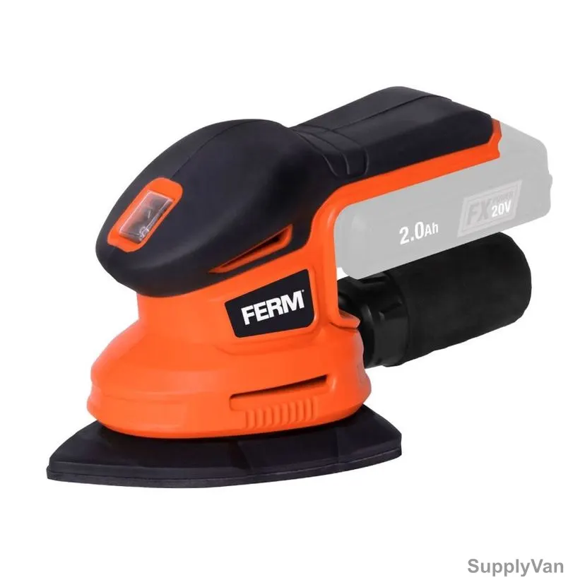 Ferm Cordless Random Orbital Sander, PSM1033, 20V — image 1