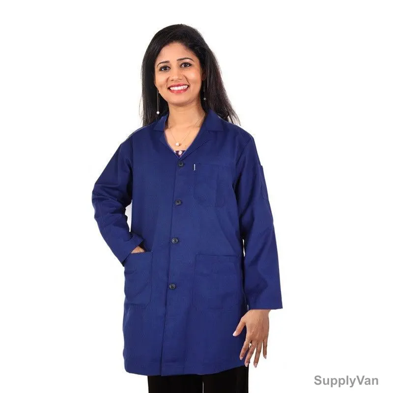 American Tag Lab Coat, OMW, Navy Blue, 2XL
