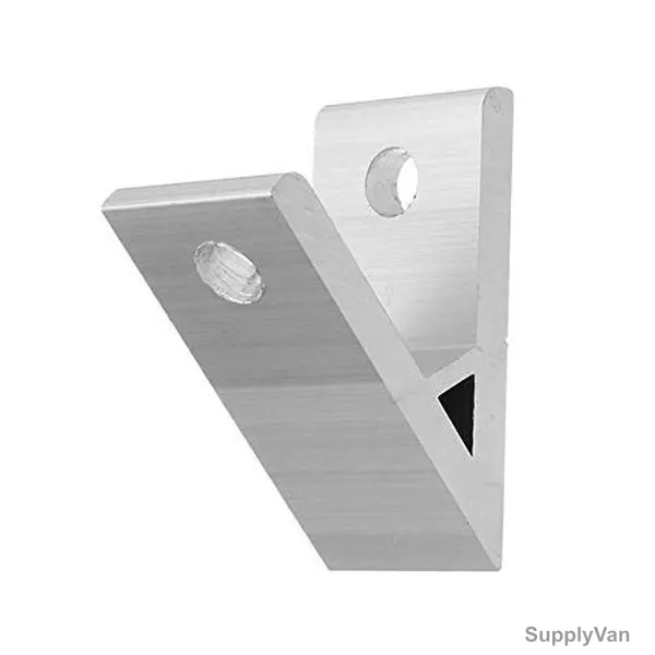 Extrusion 45 Degree Bracket, 30 Series, 2 Hole, Aluminum, 60 x 60MM, PK2