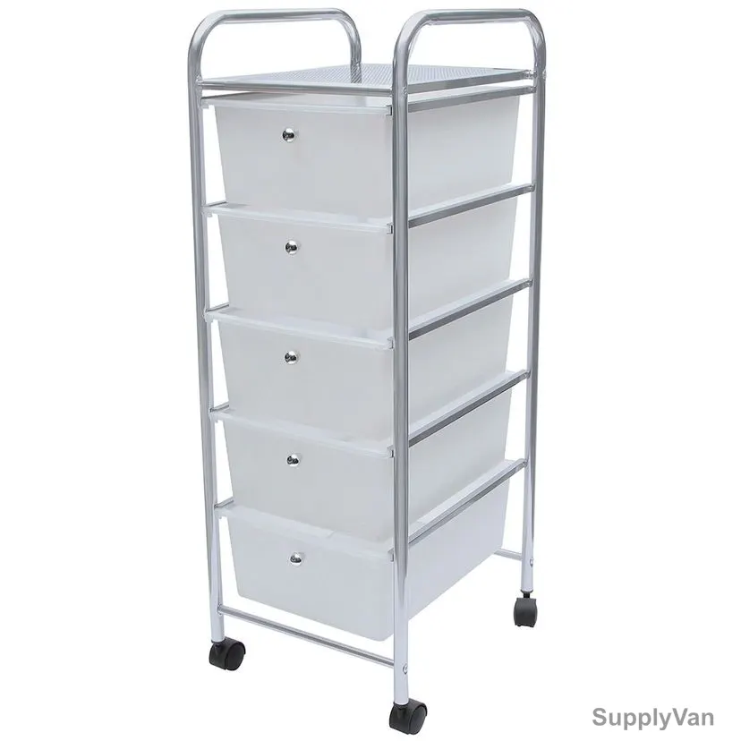 Edifice Storage Cart, 6150, White Colour, Plastic — image 1