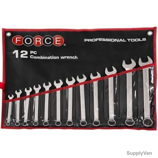 Force Combination Wrench Set, 5121, 12PCS