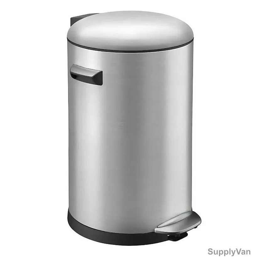 Eko Pedal Trash Bin, CHSS46-8, Belle, Stainless Steel, 8 Ltrs, Silver