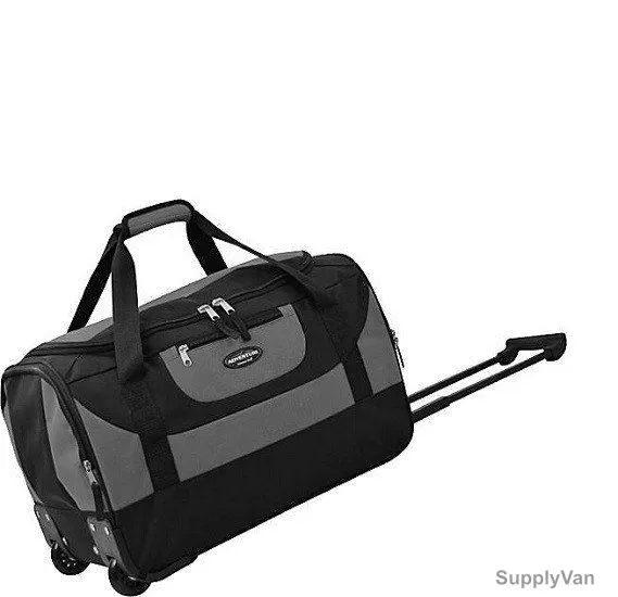 Traveller Duffle Bag, TR-1027, EVA, 20 Inch, Black and Grey
