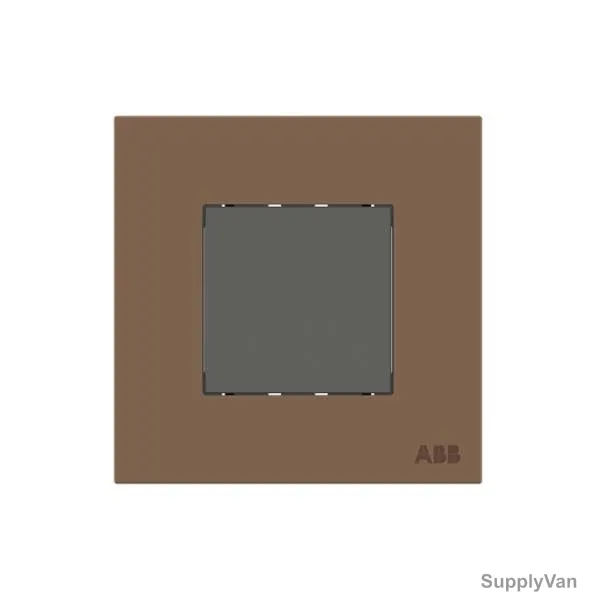 ABB Premium Blank Plate, AM50444-MO, Millenium, 1 Gang, Mocha Brown — image 1
