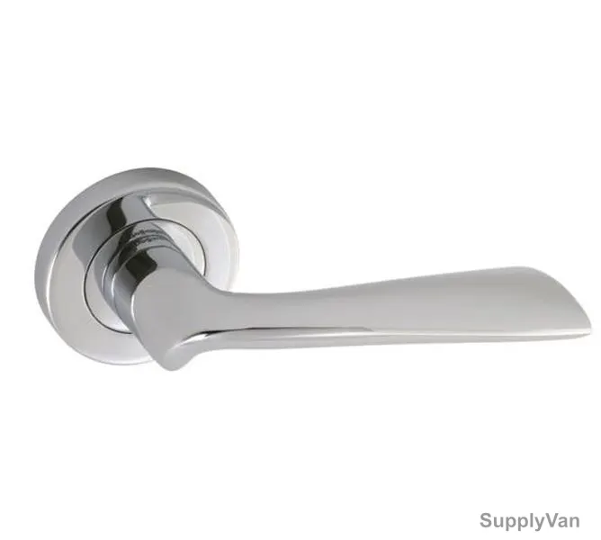 Doganlar Door Handle, Fulya, Zinc, Chrome Plated