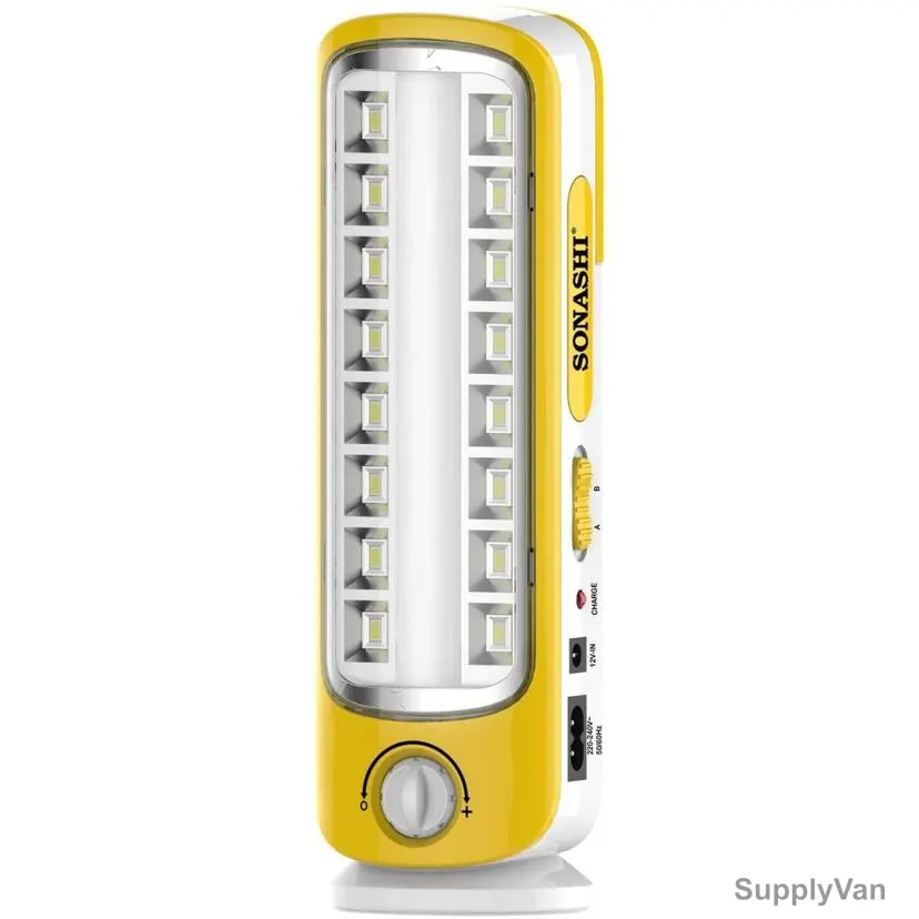 Sonashi Rechargeable LED Lantern, SEL-693, 4V, 1.6Ah Yellow — image 1