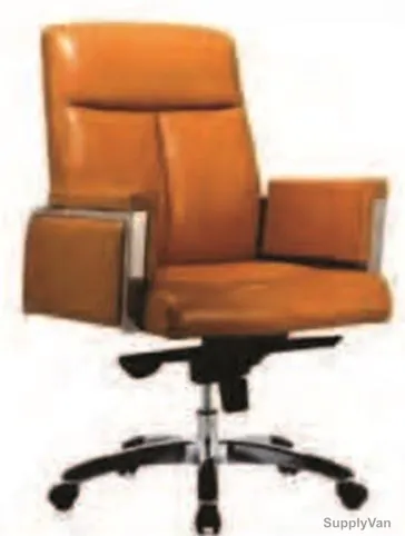 Avon Furniture Executive Office Chair, AVCM-B17BS, Medium Back, Fixed Arm