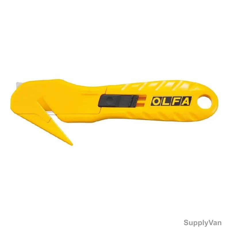 Olfa Concealed Blade Safety Knife With Replaceable Blade, SK-10, 4MM Cutting Depth, Yellow — image 1