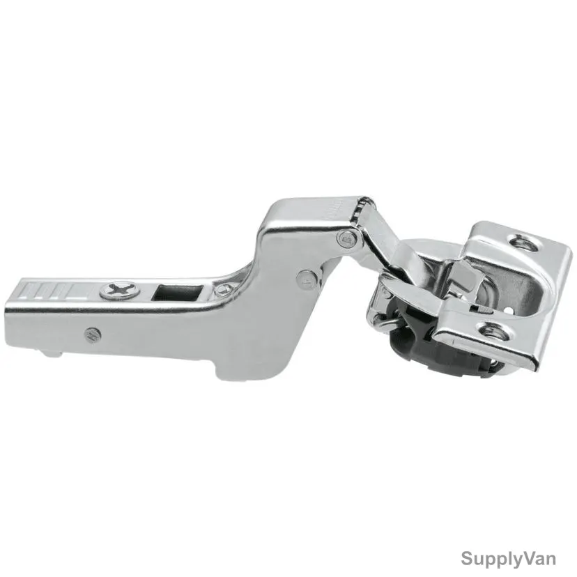 Blum Inset Type Cabinet Door Hinge, BL71B3750, Stainless Steel, Nickel, 110 Degree Opening Angle