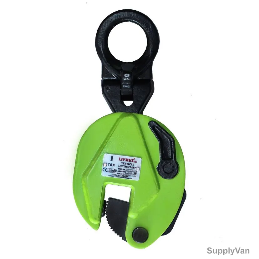 Lifmex Vertical B Type Lifting Clamp, LVLCB1, 1 Ton