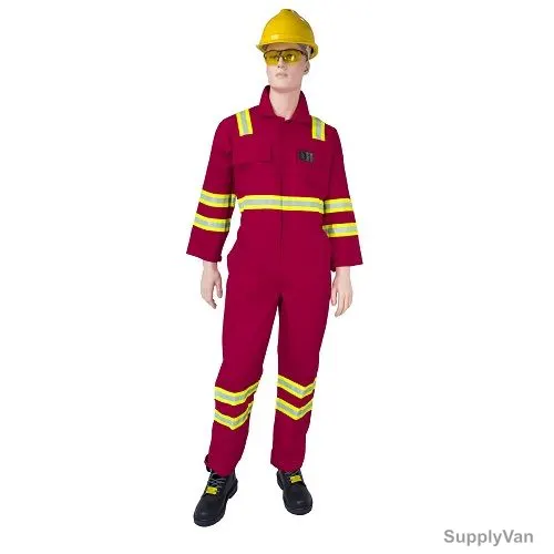 Empiral Coverall, E310053101, Cotton, 2XL, Red