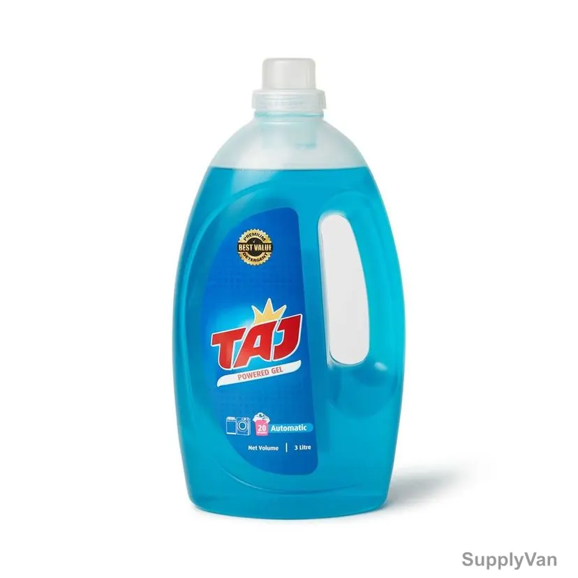 Taj Powdered Detergent Gel, 3 Ltrs, 4 Pcs/Pack — image 1