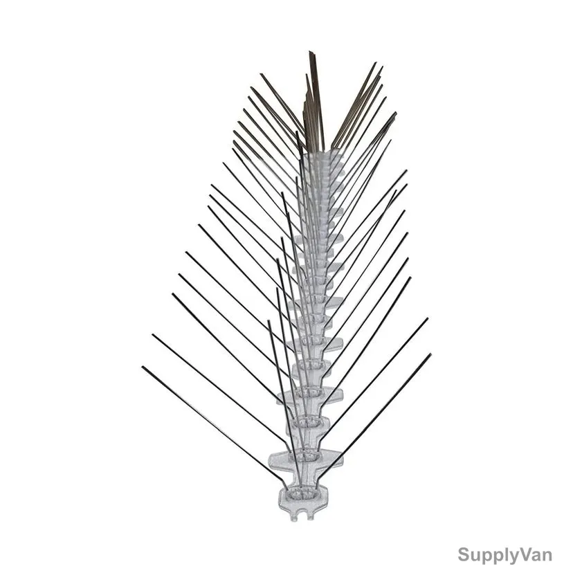 3 Root Bird Spikes, 50CM, 304 Stainless Steel, Silver — image 1
