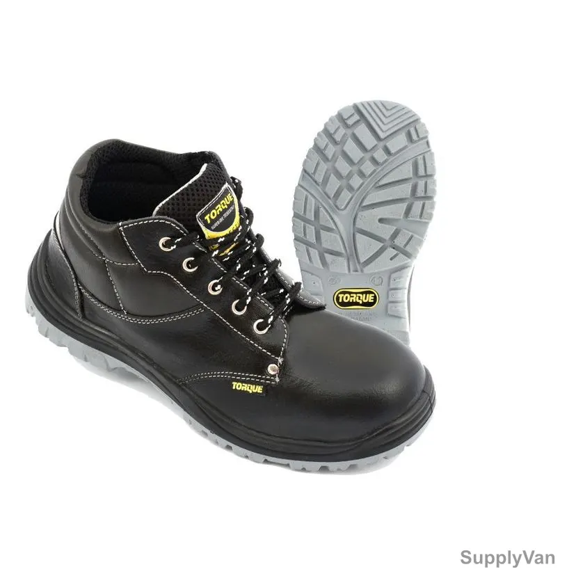 Torque High Ankle Safety Shoes, TRQA01, 39EU, Black, High Ankle — image 1