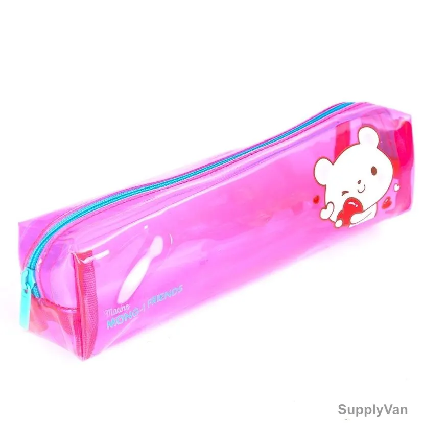 Deli Pencil Pouch, EZ85802, 210 x 46MM, Pink