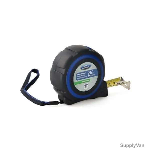 Ford Tape Measure, FHT0108, 5Mtrs X 25MM, Black and Blue