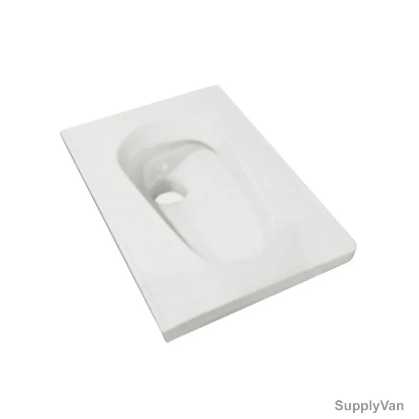 Milano Asian Water Closet, 2046, Ceramic, 400MM Width x 540MM Length, White