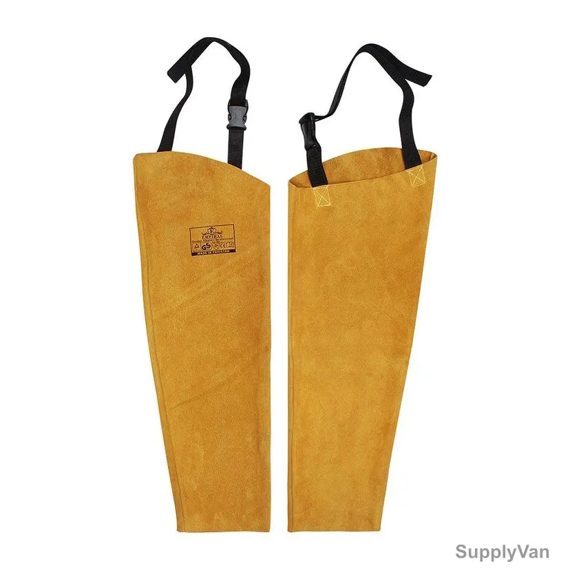Empiral Welding Sleeves, Suede Leather, Universal, Gold