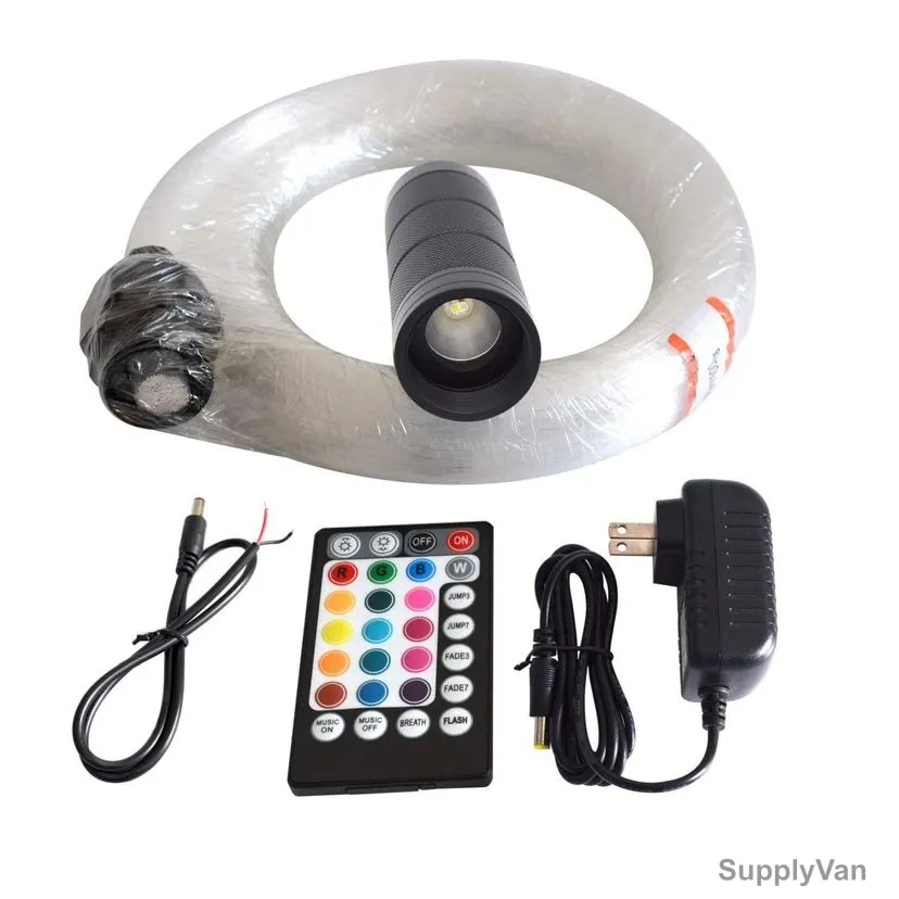 Kavoda LED Fiber Optic Star Ceiling Light Kit, 6W, 12V, 0.75MM Dia x 2 Mtrs Length — image 1