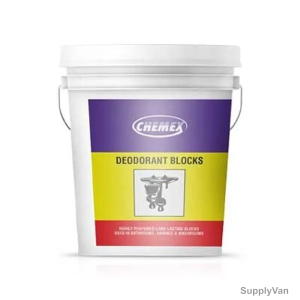 Chemex Deodorant Block Cleaner, 1 Bucket