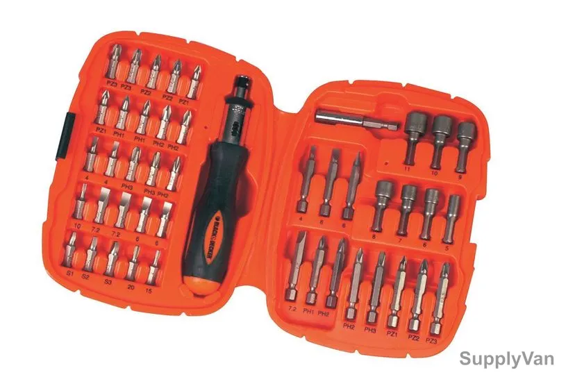 Black and Decker Screwdriver Bit Set, A7039-XJ, 45Pcs