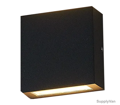 Syv Wall Light, Piazza, 1W, WarmWhite, Dark Grey