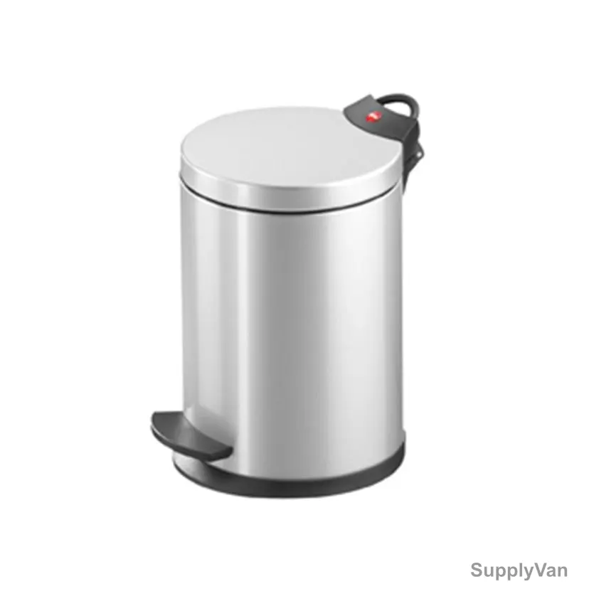 Hailo Pedal Waste Bin, HLO-0704-119, Pedal Bin T2 S, 4 Litres, Silver
