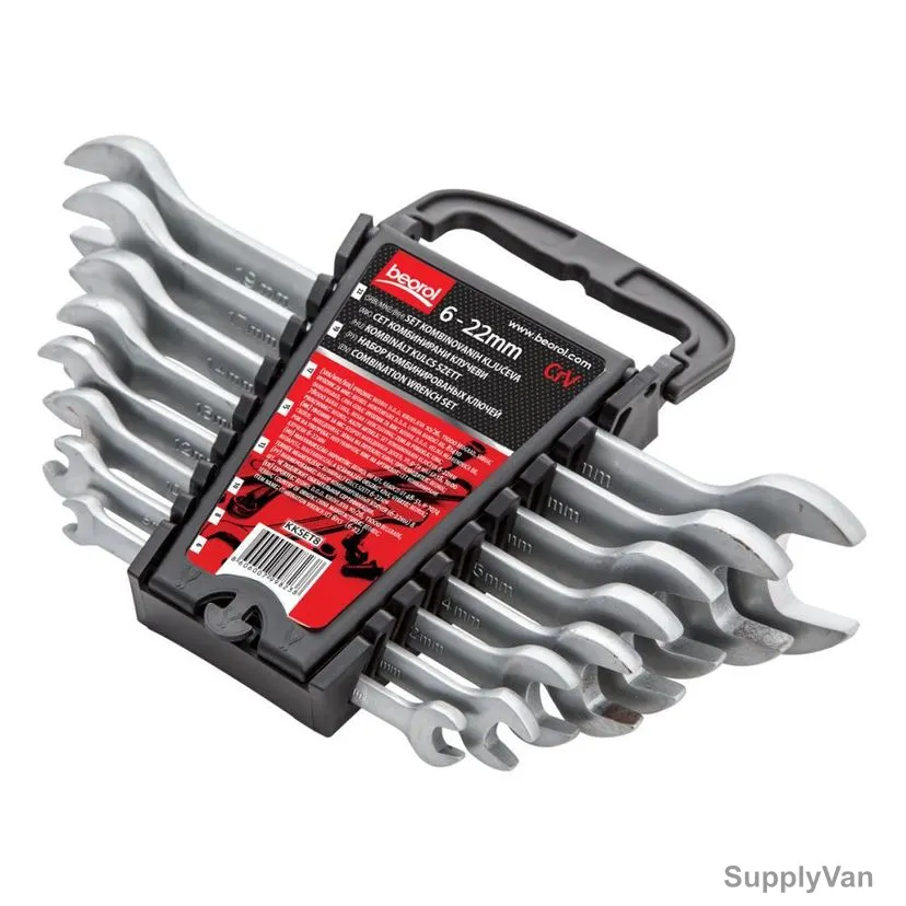 Beorol Open End Wrench Set, KVISET8, 8 Pcs/Set