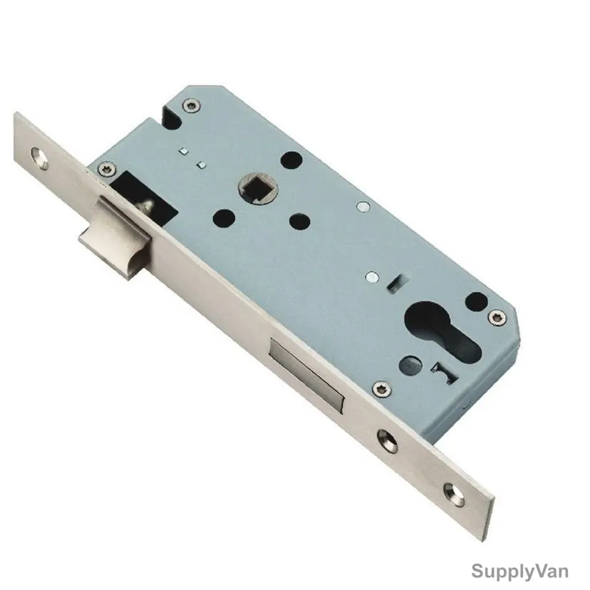 Dorfit Euro Profile Sash Lock, DTML026-5085, Stainless Steel, 50MM Backset Size, Satin