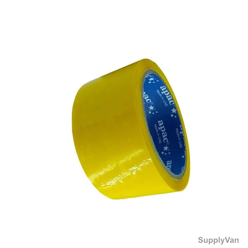 Coloured BOPP Tape, 48MM Width x 100 Yards Length, Yellow, 36 Rolls/Carton — image 1