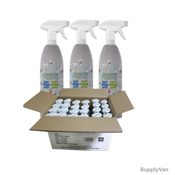 Ecolyte Plus 100% Natural Multi-Surface Disinfectant, 1 Ltr, 24 Pcs/Carton — image 1